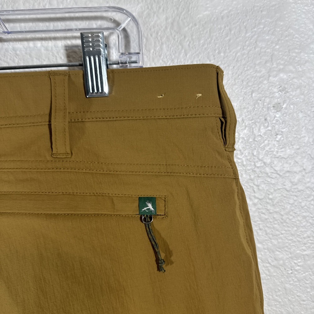 Orvis Jackson Quick Dry 8" Shorts Mens 40 Khaki Tan UPF 50 Hiking Fishing NWOT - Picture 7 of 16